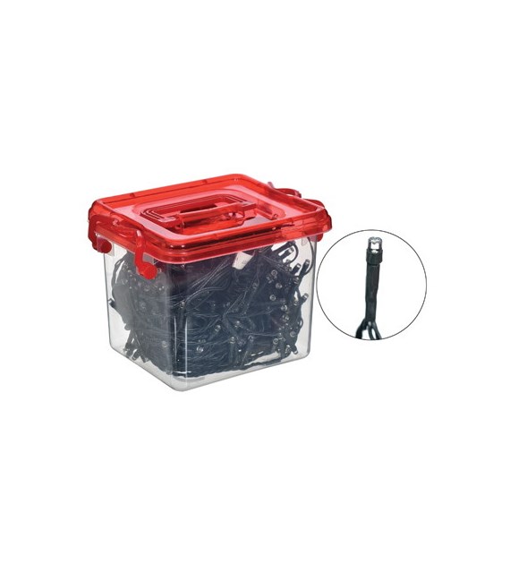 Girlanda 400LED, dodatkowe gniazdo, timer, ciepły biały + zimny biały flash