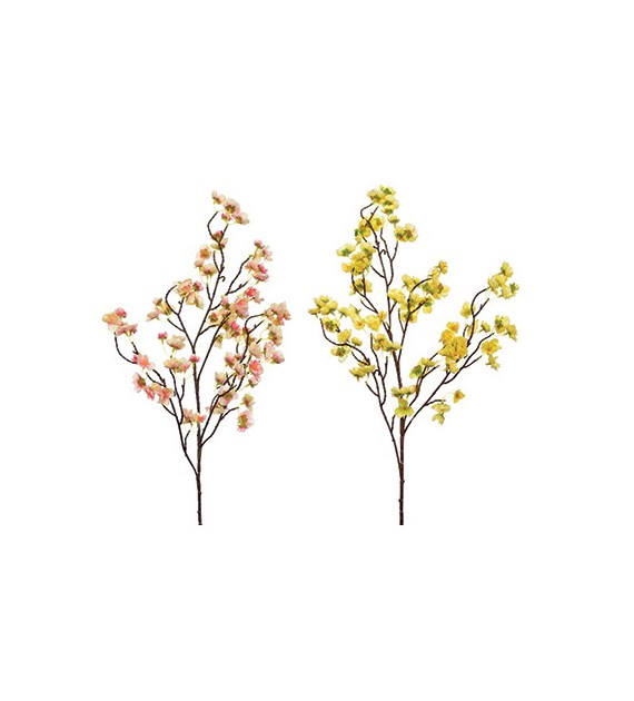 Gałązka drzewa owocowego, 100cm, żółty