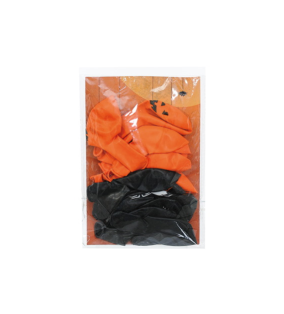 Dekoracja halloweenowa - balony 18szt., nadrukiem 10``