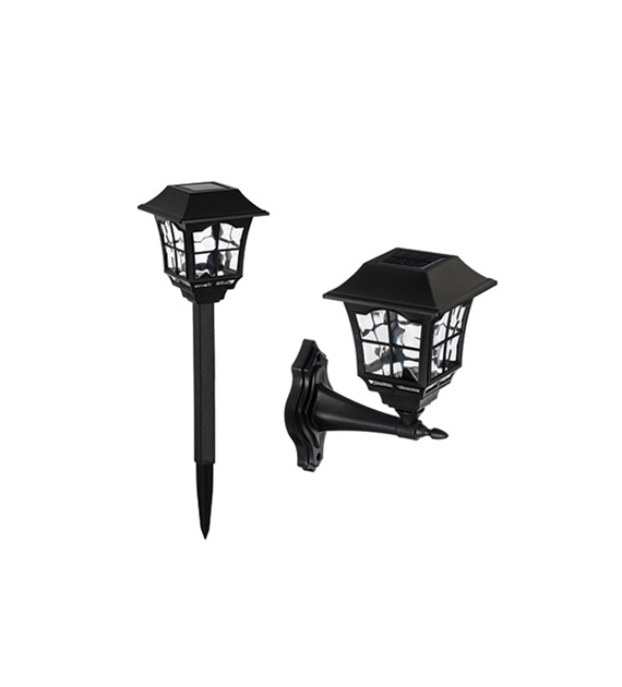 Lampa solarna plastikowa 2w1