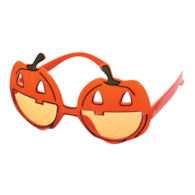 Dekoracje halloween - okulary w kształcie dyni