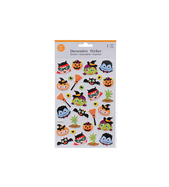Naklejki - Halloween zestaw mix wzorów 21x14 cm