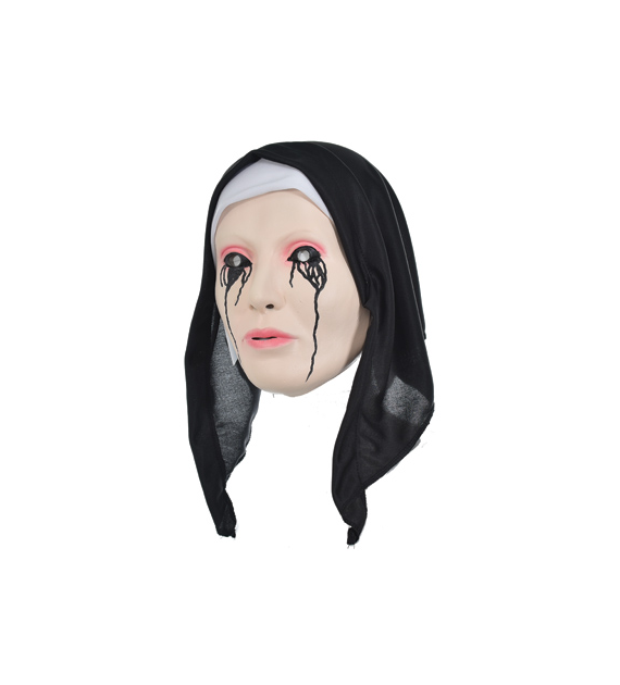 Maska lateksowa+tkanina z gumką-zakonnica  American Horror Story 