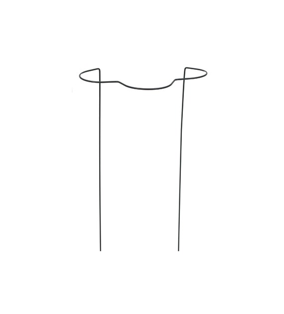 Podpora do roślin z metalu czarna 78,5x40x25cm - 1 szt.