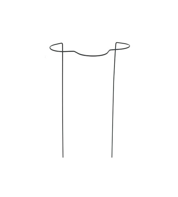 Podpora do roślin z metalu czarna 78,5x40x25cm - 1 szt.