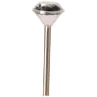 Lampa solarna diament ze stali nierdzewnej, 1LED biały, 34,5x8x8cm