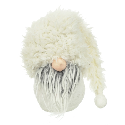 Skrzat Z Materiału, 25 cm + 23 cm Czapka - Biały