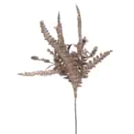 Gałązka z brokatem, 27 cm, szampański