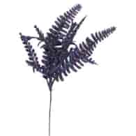 Gałązka z brokatem, 27 cm, granatowy