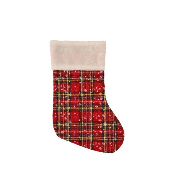 Skarpeta w kratę w gwiazdki 32 cm