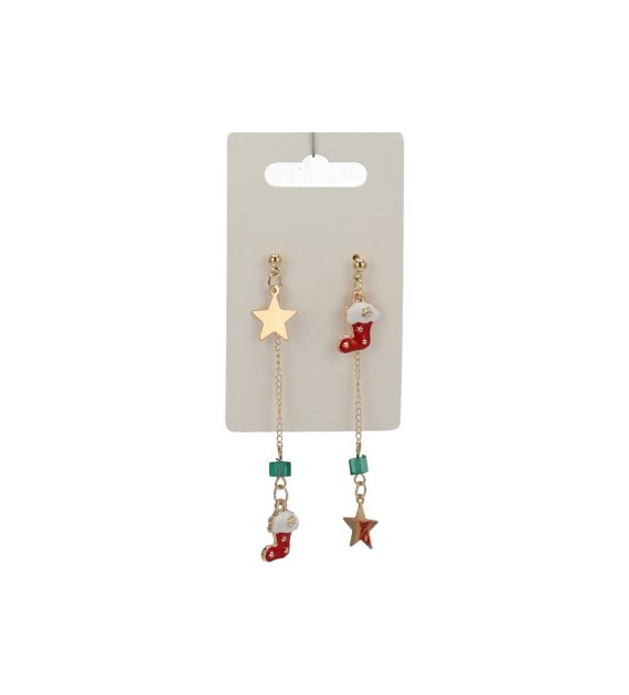Kolczyki świąteczne 1set