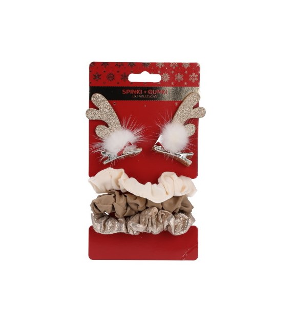 Spinki świąteczne + gumki