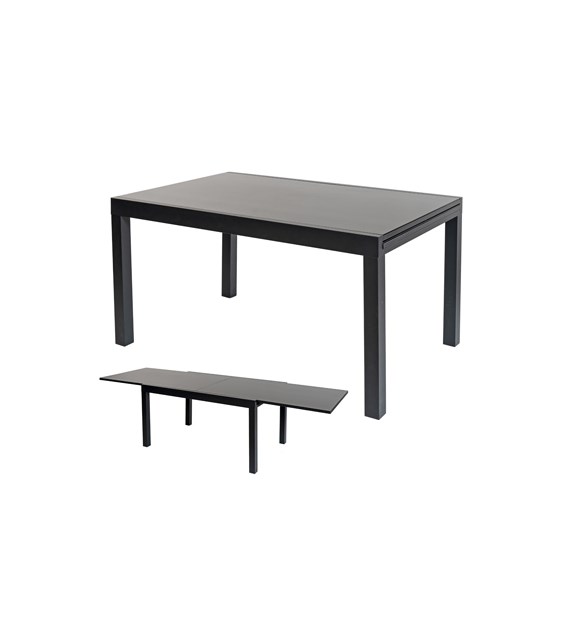 Stół aluminiowy z rozkładanym blatem 160/240x90x75cm/h