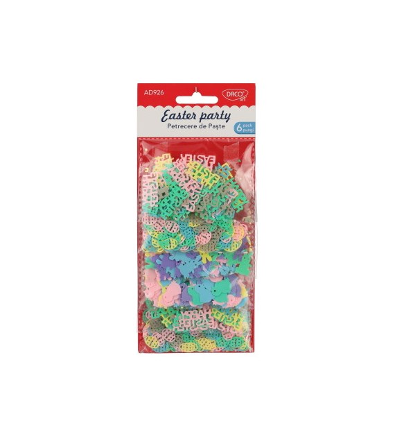 Zestaw kreatywny - konfetti wielkanocne 6x4g