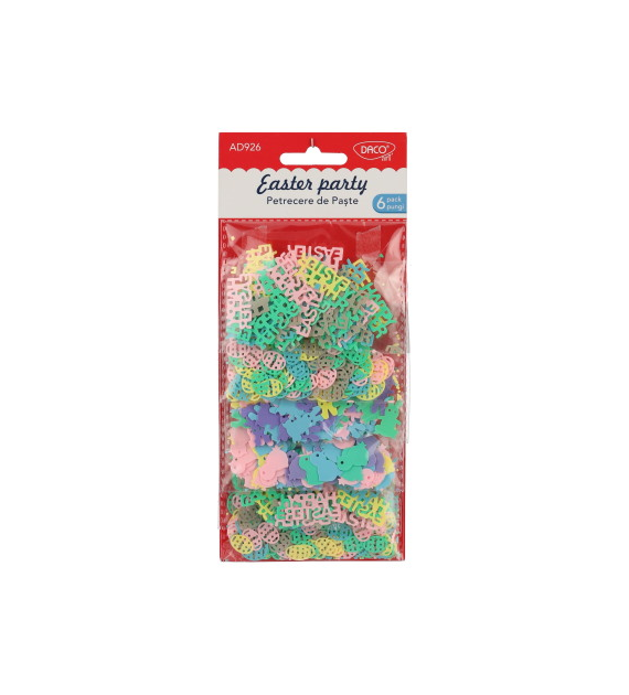 Zestaw kreatywny - konfetti wielkanocne 6x4g