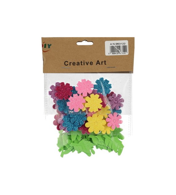 Zestaw kreatywny - naklejki piankowe 57 szt