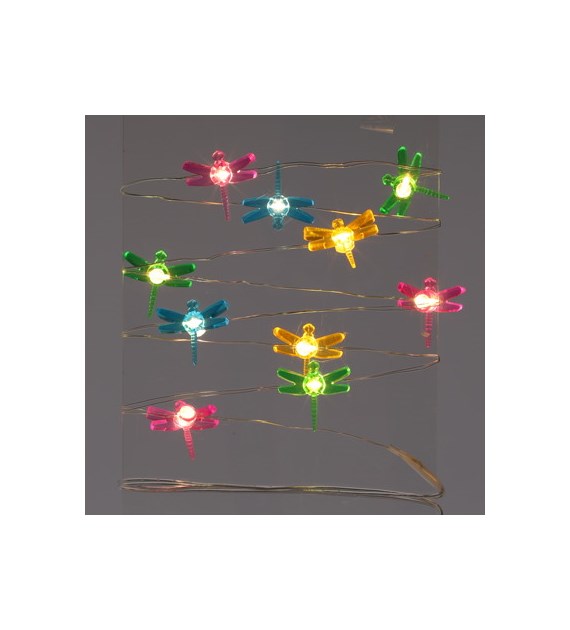 Copper wire z mini LED 10L z ważkami