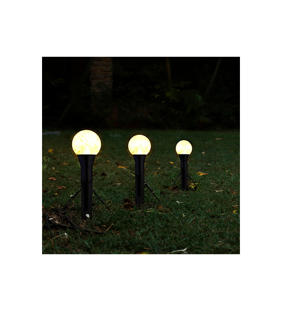 Girlanda solarna wbijana, 10LED c.biały, 380x24x7,5cm