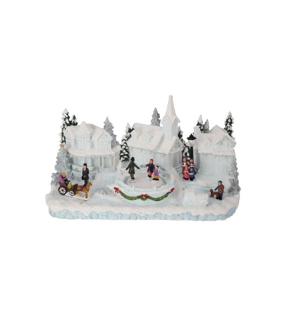 Dekoracja z poliryzenu z diodami LED, 3xAA (brak w zestawie), wewn.