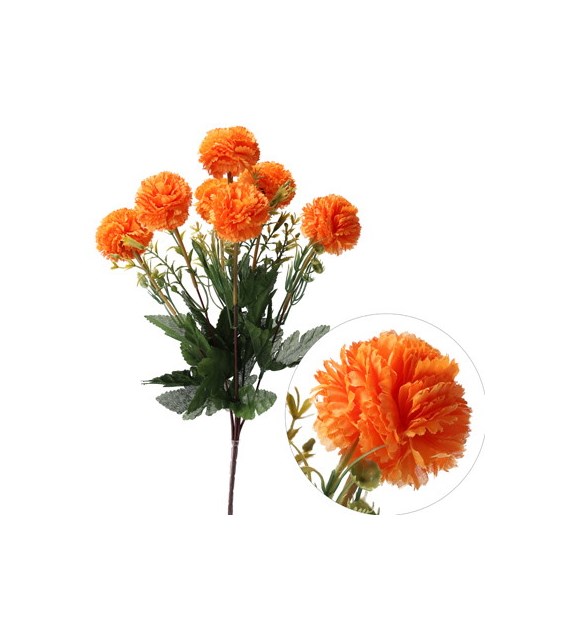 Bukiet 7 chryzantem, 37cm, pom