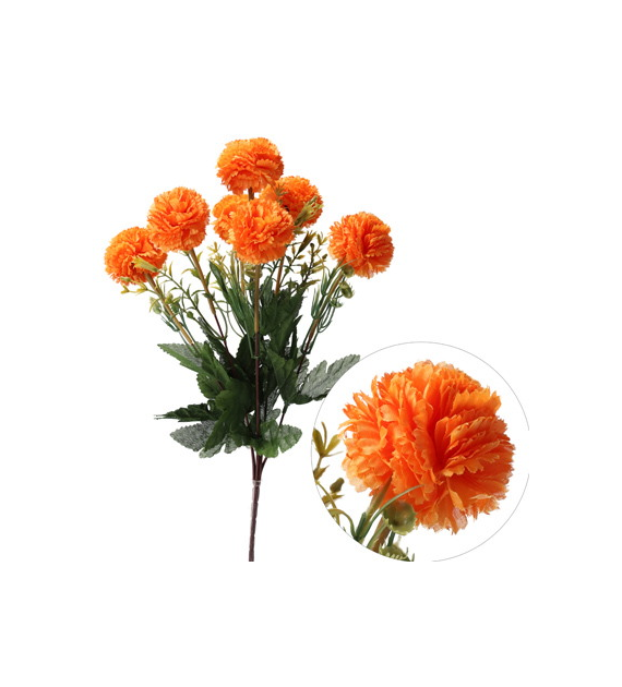 Bukiet 7 chryzantem, 37cm, pom