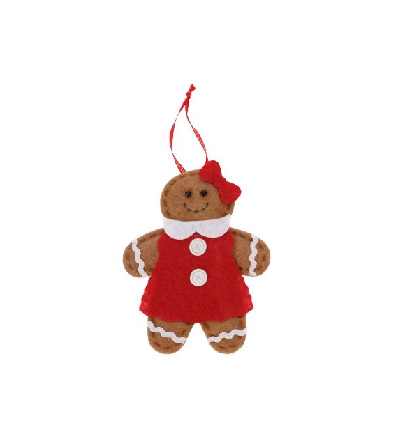 Zawieszka z filcu - dziewczynka 12,7cm, do powieszenia