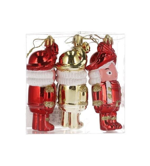 Bombki plastikowe żołnierzyki, 120/3szt