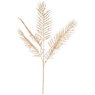 Gałązka dekoracyjna z brokatem, 80cm, złoty