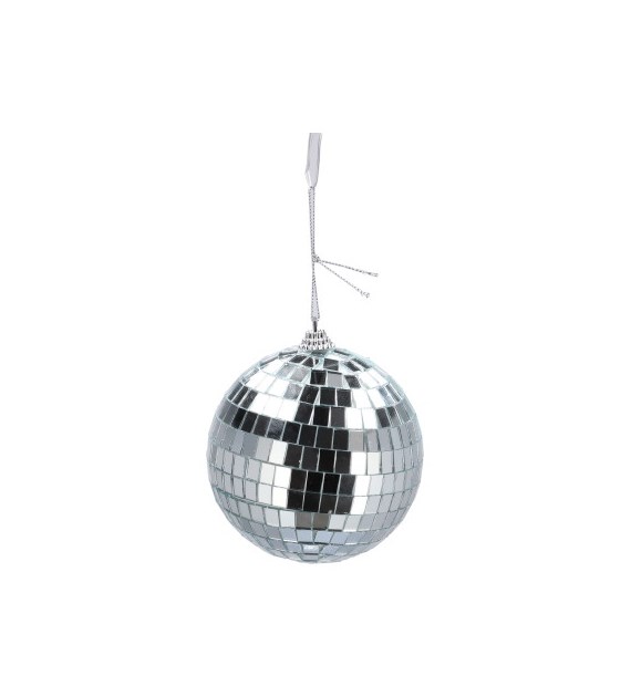 Bombka z efektem DISCO, 10cm, srebrny