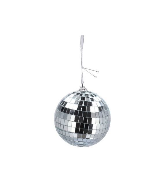 Bombka z efektem DISCO, 10cm, srebrny