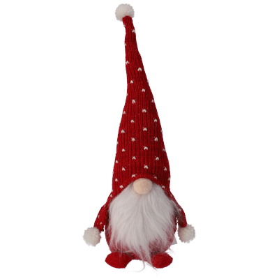 Skrzat Z Materiału, 33cm, Czerwony, Do Postawienia