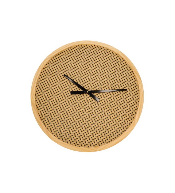 Zegar Ścienny, średnica 60cm, naturalny
