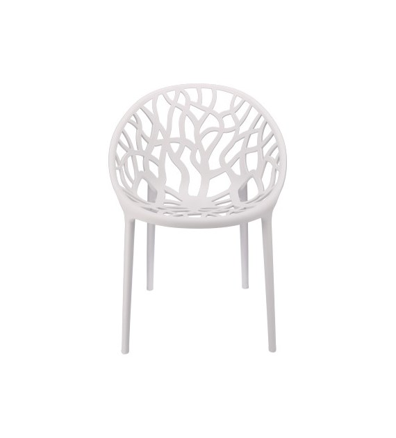Krzesło ALBERO, plastikowe, białe