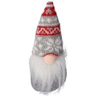 Skrzat z materiału, 15cm, szary, do postawienia
