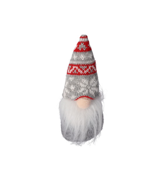 Skrzat z materiału, 15cm, szary, do postawienia