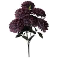 Bukiet 10 chryzantem, 54cm, fioletowy