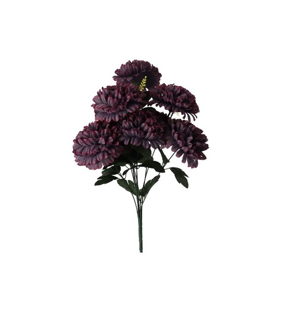 Bukiet 10 chryzantem, 54cm, fioletowy