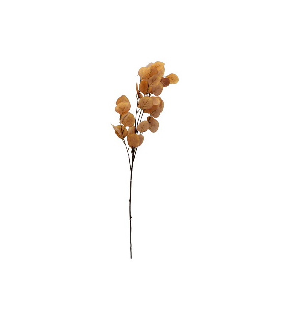Gałązka eukaliptusa 90 cm, 41 liści, beżowy