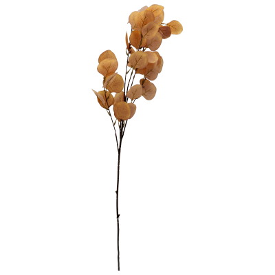 Gałązka eukaliptusa 90 cm, 41 liści, beżowy