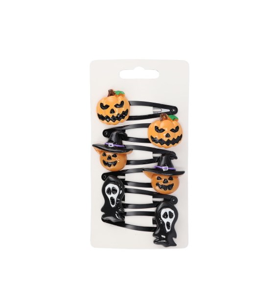 Przebranie halloweenowe - zestaw spinek do włosów, 6szt