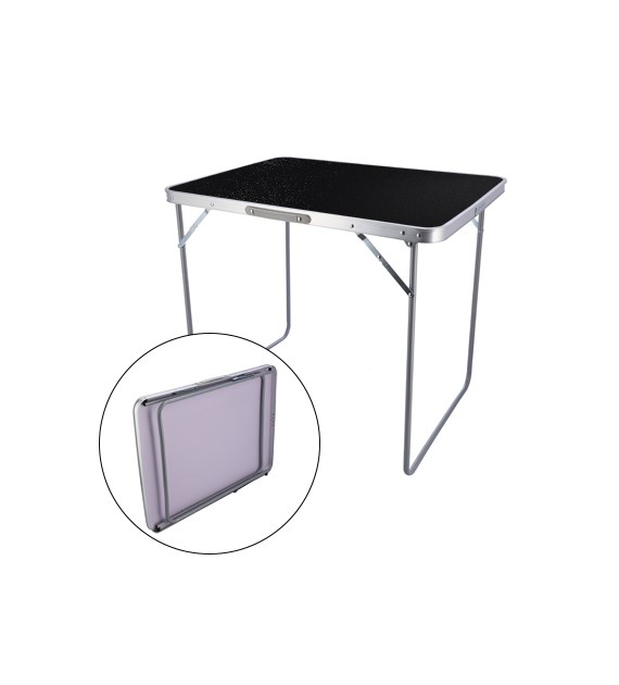 Składany stół campingowy 80x60x70cm/h czarny mat