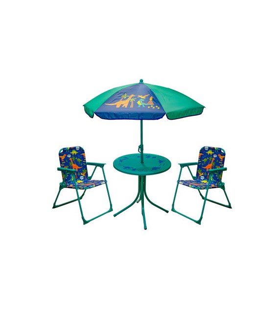 Zestaw dziecięcy 2 fotele, stolik, parasol