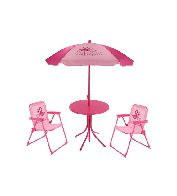 Zestaw dziecięcy 2 fotele, stolik, parasol