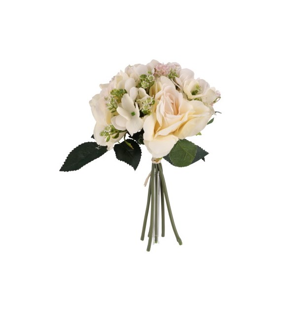 Bukiet mieszany, 28cm, krem