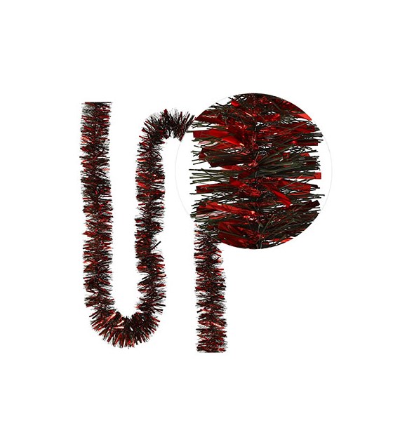 Łańcuch choinkowy mieszany 70mm2m czerw-ziel