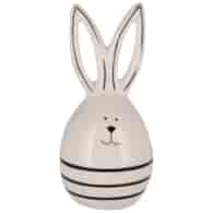 Jajo ceramiczne z uszami zająca, wys. 14 cm