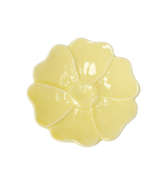 Podstawek ceramiczny w kształcie kwiatka, śr. 10,8cm