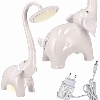Lampka Biurkowa LED Dziecięca Słoń