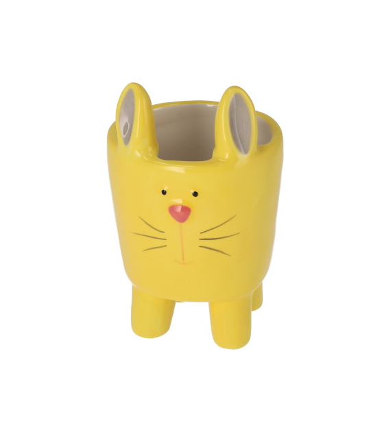 Pojemnik ceramiczny na rzeżuche, wys 11,4cm