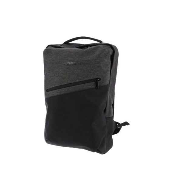 Plecak materiałowy; nylon, kolor melanż, 41,5x6,5x28cm